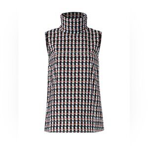 Marni Multicolored Sleeveless High-Neck Blouse